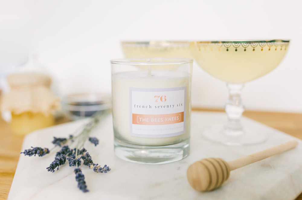 French 76 candle 