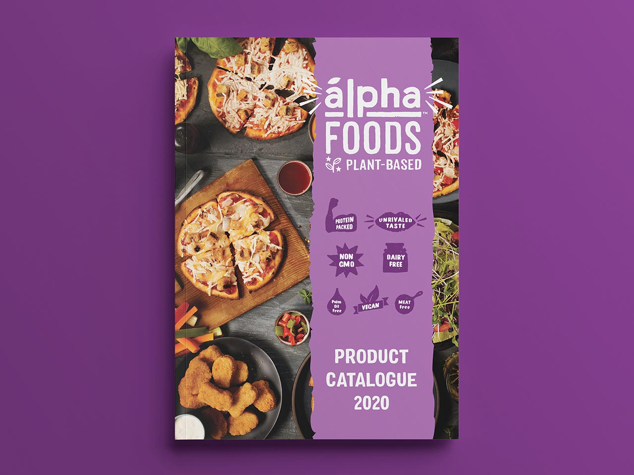 white canvas design agency portfolio branding graphic design alpha foods products
