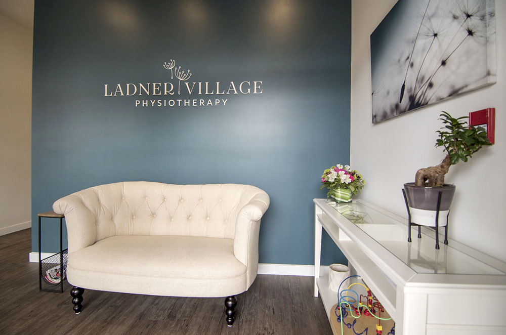 Ladner Village physiotherapy signage design - White Canvas Design