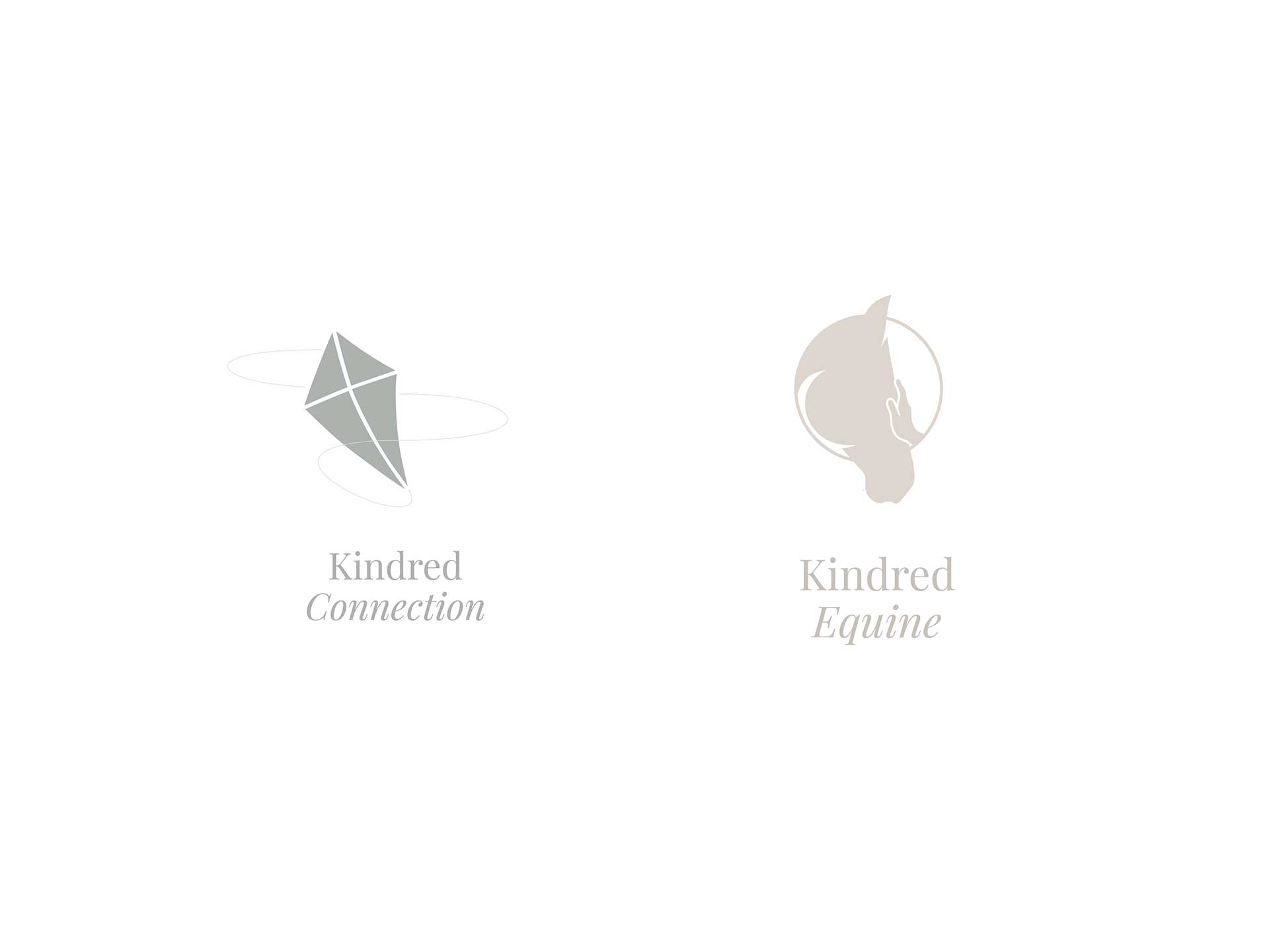 Kindred Family connection and equine icons - White Canvas Design