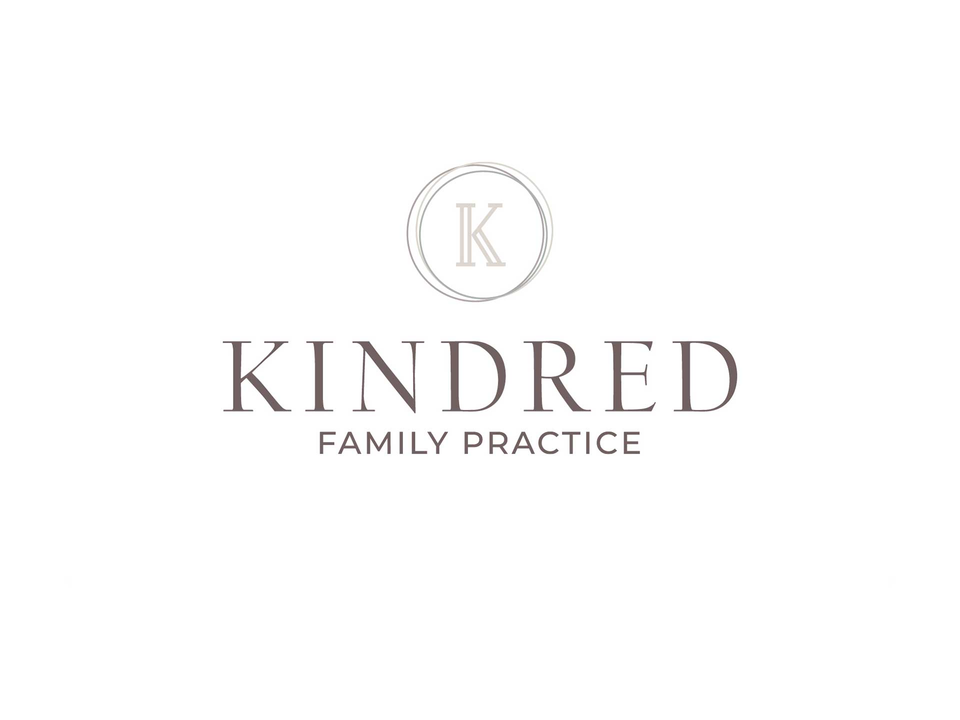Kindred Family Practice logo - White Canvas Design