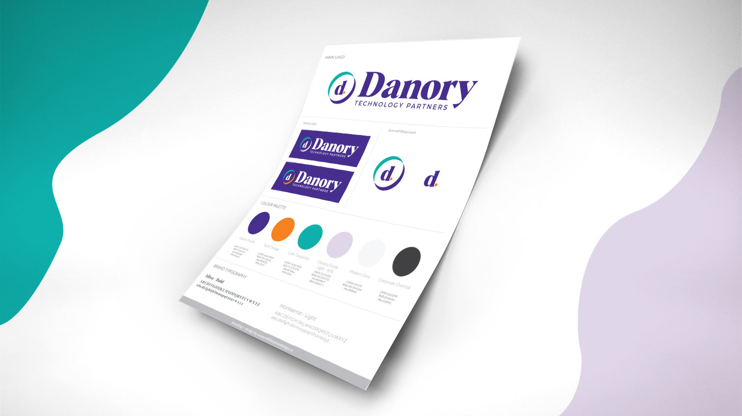Danory style guide sheet - White Canvas Design