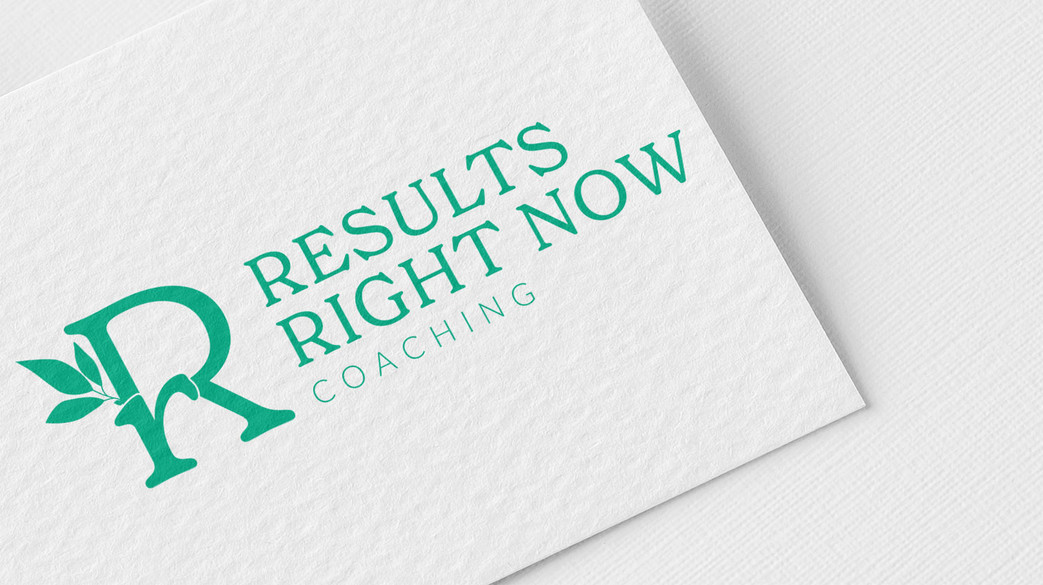RRN Coaching business card white - White Canvas Design