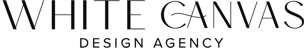 white canvas design agency logo
