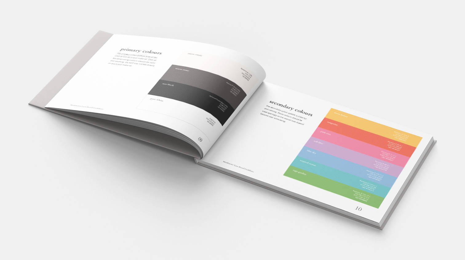 white canvas design portfolio branding monkeytree lane brandbook
