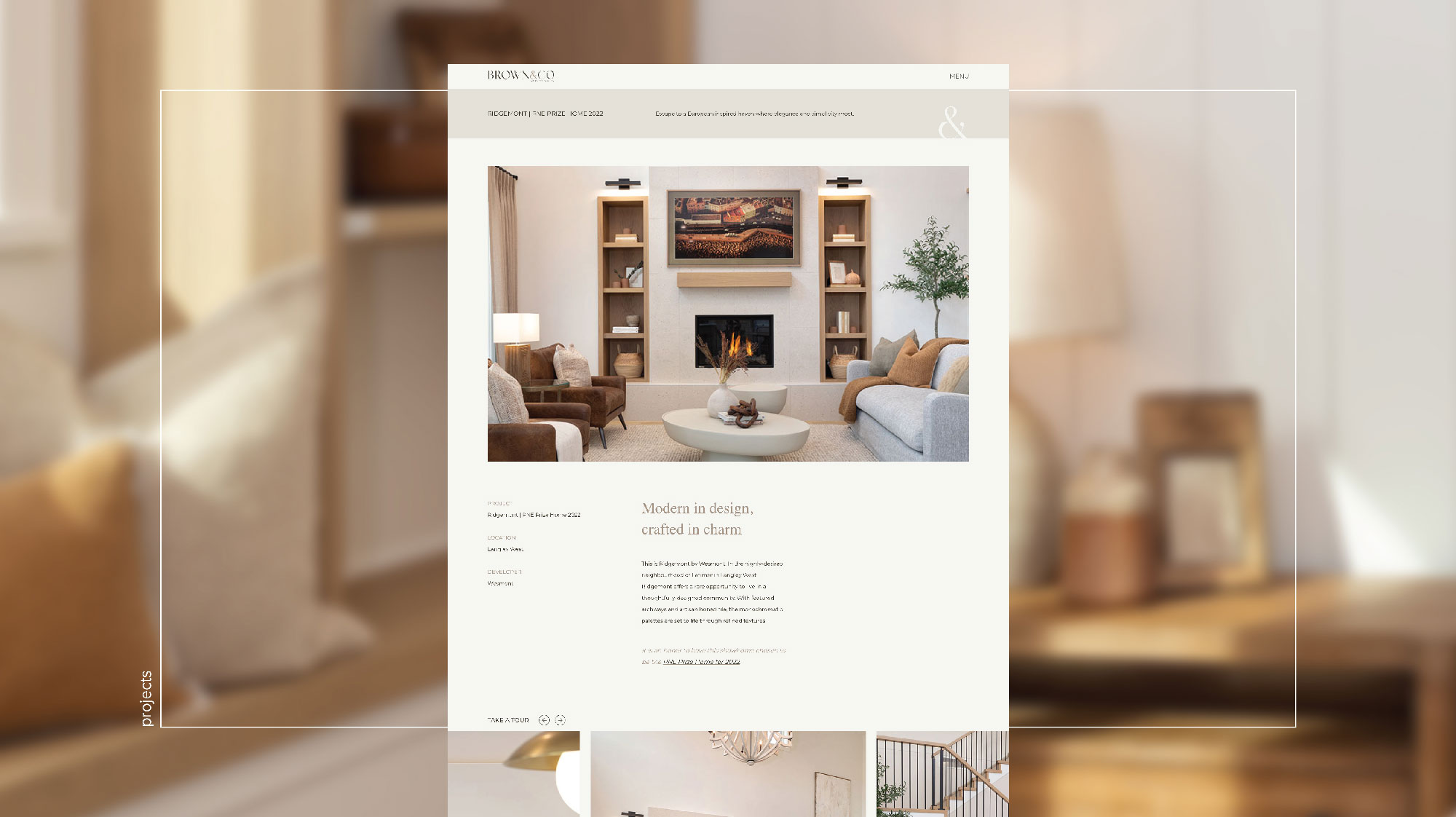 Brown&Co website project page – by White Canvas Design