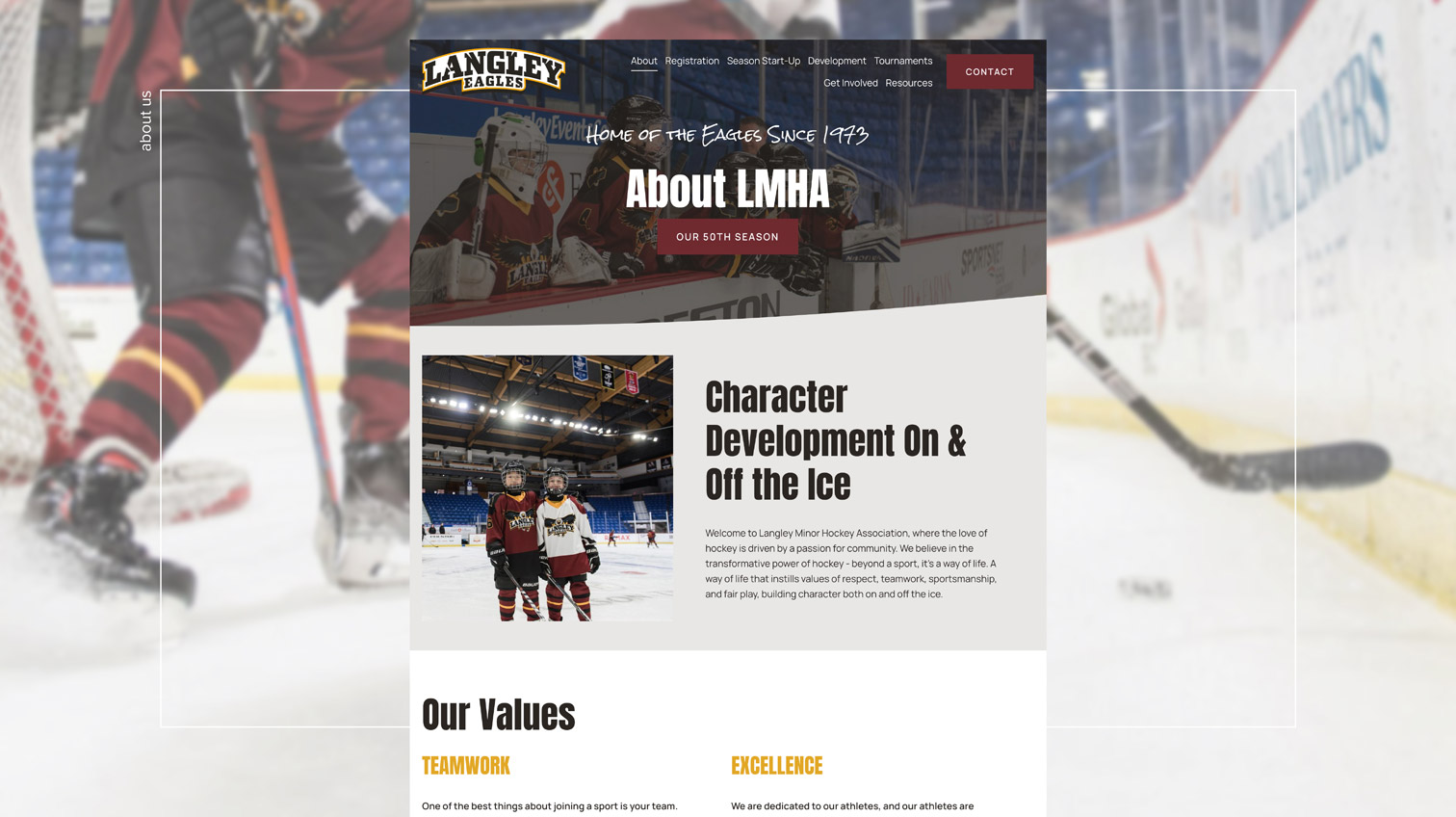 LMHA Portfolio Images website about page