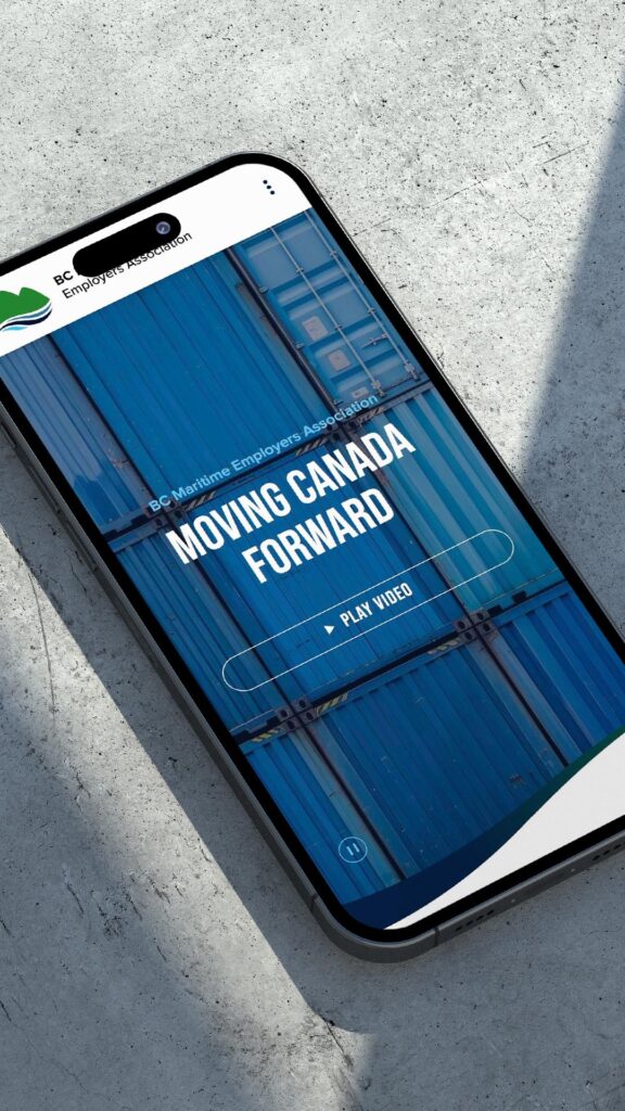 A view of the wordpress website homepage on a mobile device