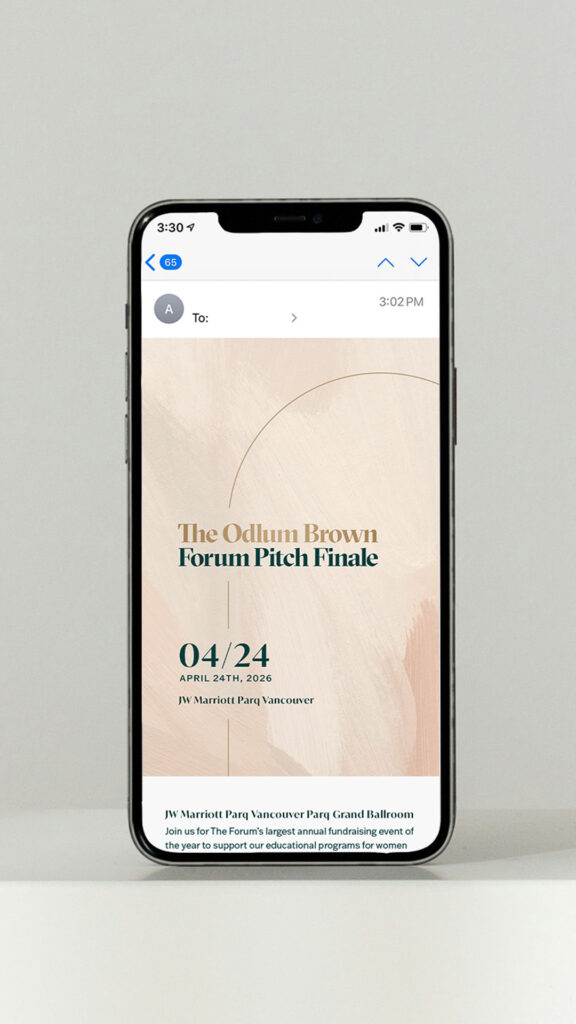 The Forum Pitch Portfolio White Canvas Design Vertical 2